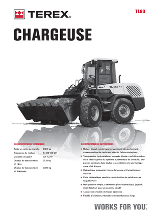 Chargeuses sur pneus Terex TL 80