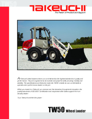 Chargeuses sur pneus Takeuchi TW50