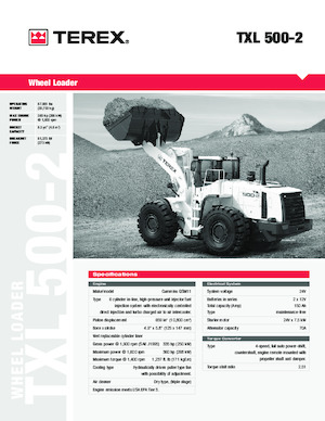 Chargeuses sur pneus Terex TXL 500-2