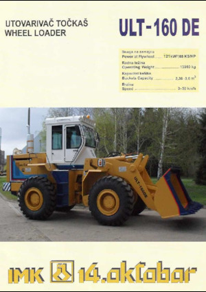 Chargeuses sur pneus 14. OKTOBAR ULT-160 DE