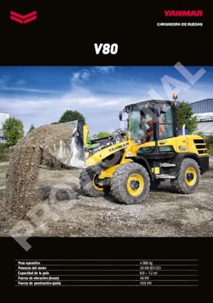 Chargeuses sur pneus Yanmar V 80
