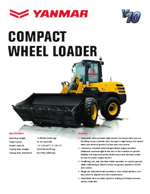 Chargeuses sur pneus Yanmar V10