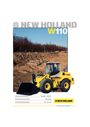 Chargeuses sur pneus New Holland W 110