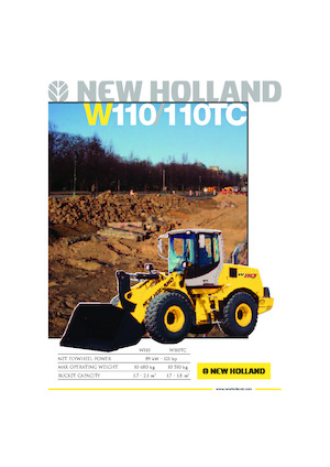 Chargeuses sur pneus New Holland W110TC
