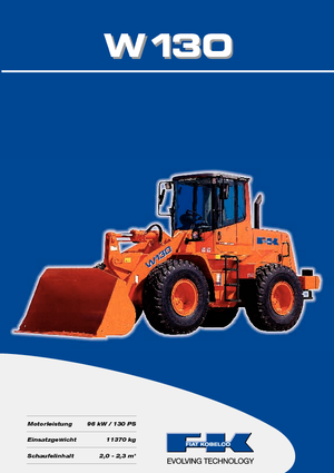 Chargeuses sur pneus Fiat Kobelco W 130