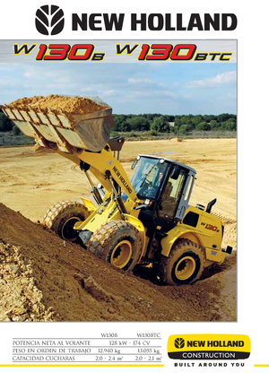 Chargeuses sur pneus New Holland W130TC