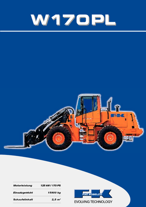 Chargeuses sur pneus Fiat Kobelco W 170 PL