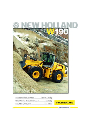 Chargeuses sur pneus New Holland W 190
