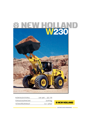 Chargeuses sur pneus New Holland W 230