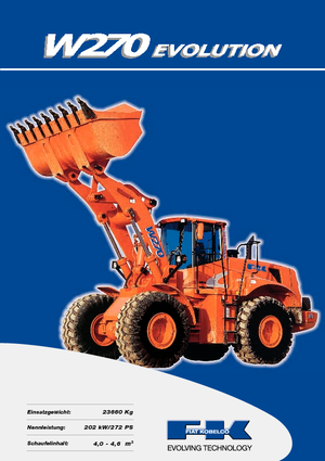 Chargeuses sur pneus Fiat Kobelco W 270 Evolution