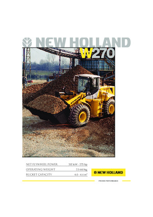 Chargeuses sur pneus New Holland W 270