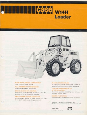 Chargeuses sur pneus Case W14H