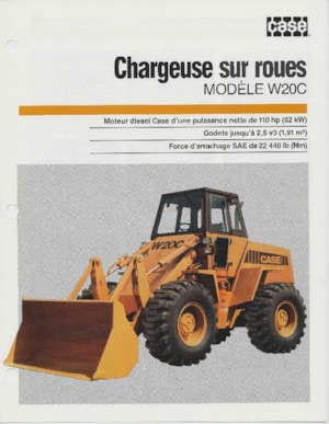 Chargeuses sur pneus Case W20C