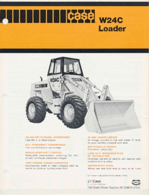 Chargeuses sur pneus Case W24C
