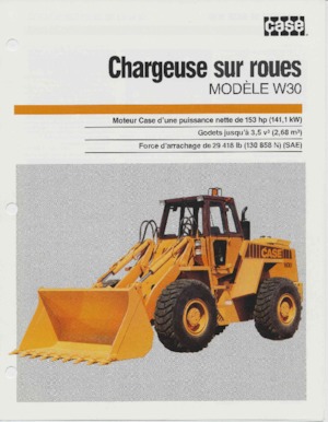 Chargeuses sur pneus Case W30