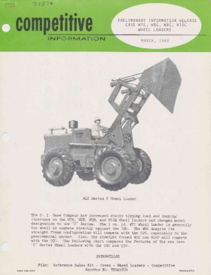 Chargeuses sur pneus Case W7C