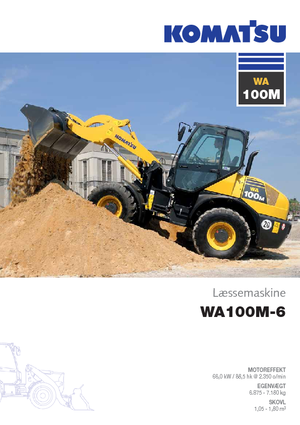 Chargeuses sur pneus Komatsu WA100M-6