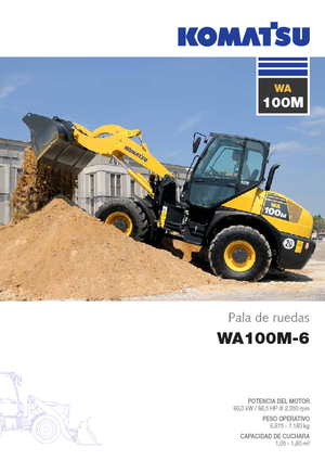Chargeuses sur pneus Komatsu WA100M-6