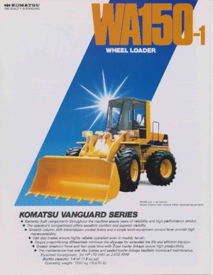 Chargeuses sur pneus Komatsu WA 150-1