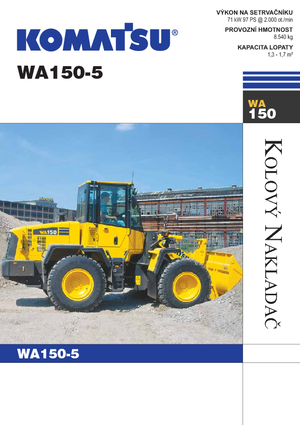 Chargeuses sur pneus Komatsu WA150-5