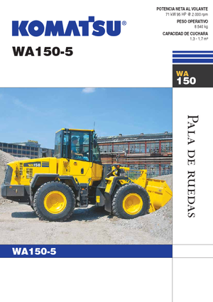 Chargeuses sur pneus Komatsu WA150-5