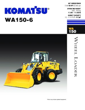 Chargeuses sur pneus Komatsu WA 150-6