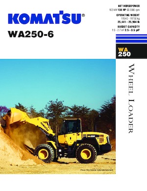 Chargeuses sur pneus Komatsu WA 250-6