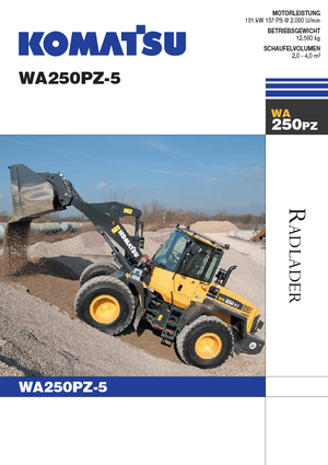 Chargeuses sur pneus Komatsu WA250PZ-5
