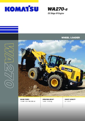Chargeuses sur pneus Komatsu WA270-8E0