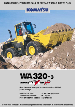 Chargeuses sur pneus Komatsu WA320-3 active Plus