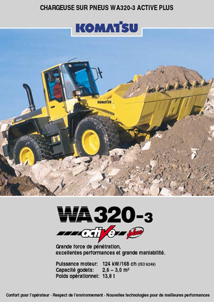 Chargeuses sur pneus Komatsu WA320-3 active Plus