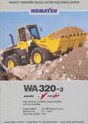 Chargeuses sur pneus Komatsu WA 320-3
