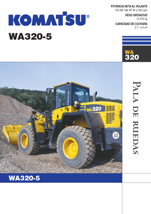 Chargeuses sur pneus Komatsu WA320-5