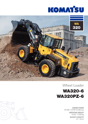 Chargeuses sur pneus Komatsu WA320-6