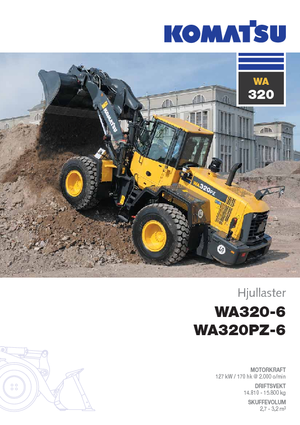 Chargeuses sur pneus Komatsu WA320-6