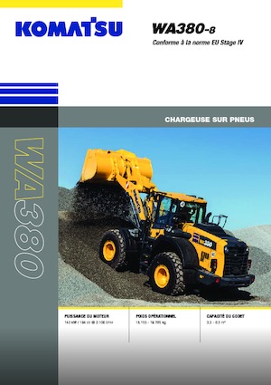 Chargeuses sur pneus Komatsu WA380-8E0