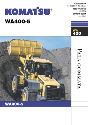 Chargeuses sur pneus Komatsu WA400-5