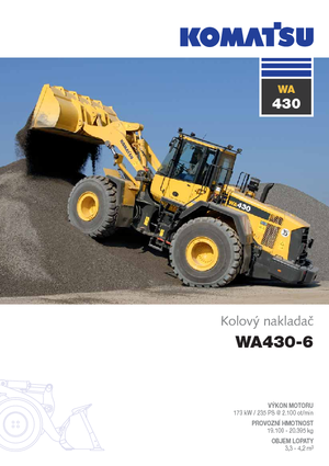 Chargeuses sur pneus Komatsu WA430-6E0