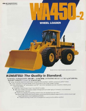Chargeuses sur pneus Komatsu WA 450-2