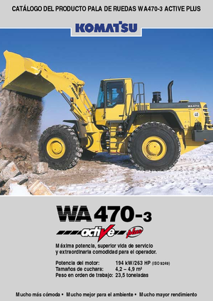 Chargeuses sur pneus Komatsu WA470-3 active Plus