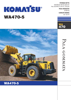Chargeuses sur pneus Komatsu WA470-5