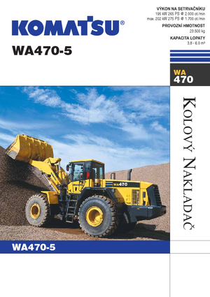 Chargeuses sur pneus Komatsu WA470-5