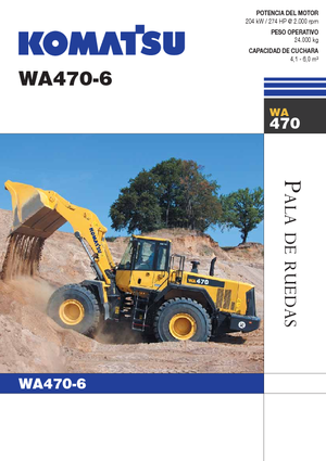 Chargeuses sur pneus Komatsu WA470-6