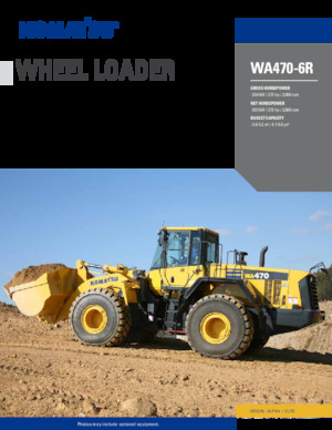 Chargeuses sur pneus Komatsu WA 470-6R
