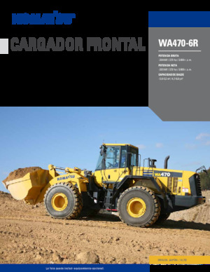 Chargeuses sur pneus Komatsu WA 470-6R