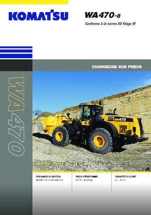 Chargeuses sur pneus Komatsu WA470-8E0