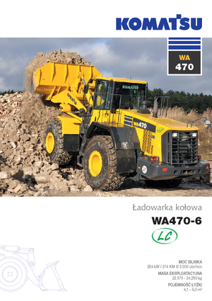Chargeuses sur pneus Komatsu WA470LC-6
