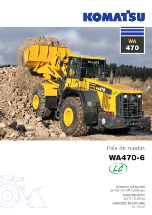 Chargeuses sur pneus Komatsu WA470-6