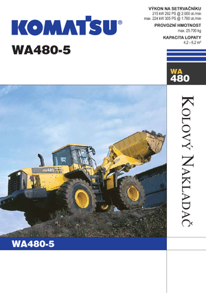 Chargeuses sur pneus Komatsu WA480-5