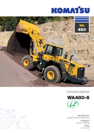 Chargeuses sur pneus Komatsu WA480LC-6